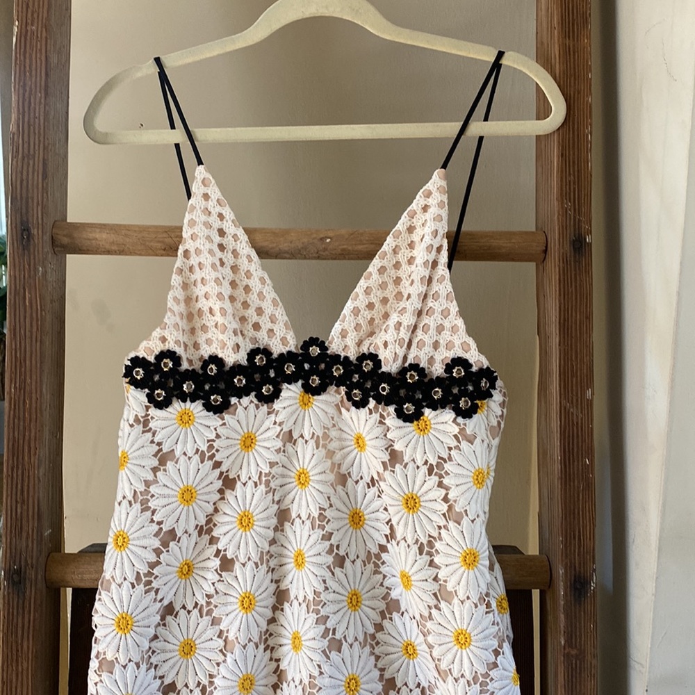 ABS by Allen Schwartz Daisy SUNFLOWER Summer Dress XS MADE IN USA NEW - Picture 5 of 14